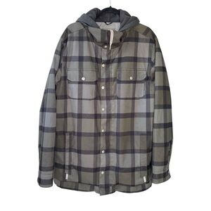 Burton Hackett Insulated Ski Snowboard Jacket Green Black L